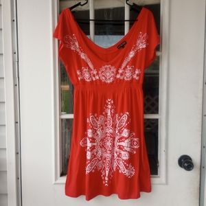La Class red dress size L